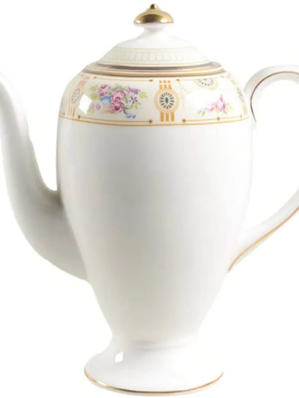 Vintage Rowley Tea/Coffee Pot and Tea Cup Set